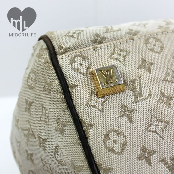 LOUIS VUITTON Vintage Monogram Mini Lin Canvas Josephine GM Shoulder Bag - Picture 15 of 16